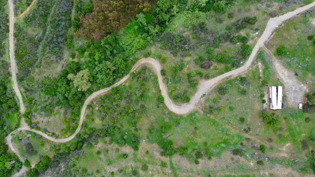a building with trees in the background