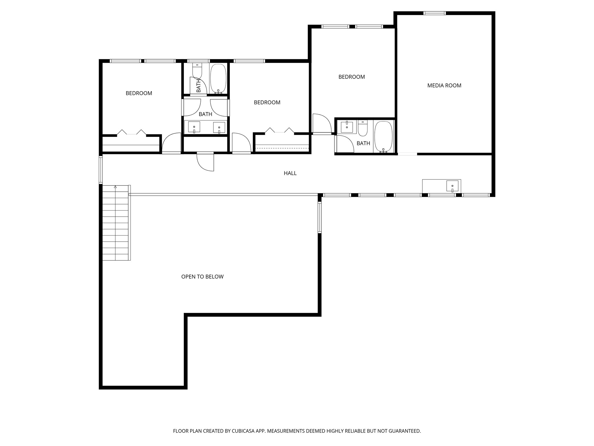 15007 Benfer Road Houston, TX 77069 - Photo 42 of 42 UPSTAIRS FLOORPLAN