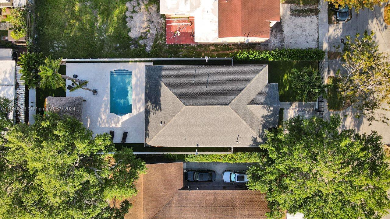 2800 Southwest 26th Street Miami, FL 33133 - Photo 28 of 72 an aerial view of a house with a yard