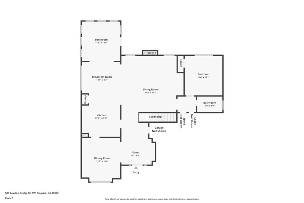 589 Lawton Bridge Road Southwest Smyrna, GA 30082 - Photo 49 of 52 a picture of floor plan
