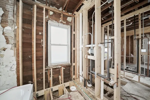 a view of a backyard of the house