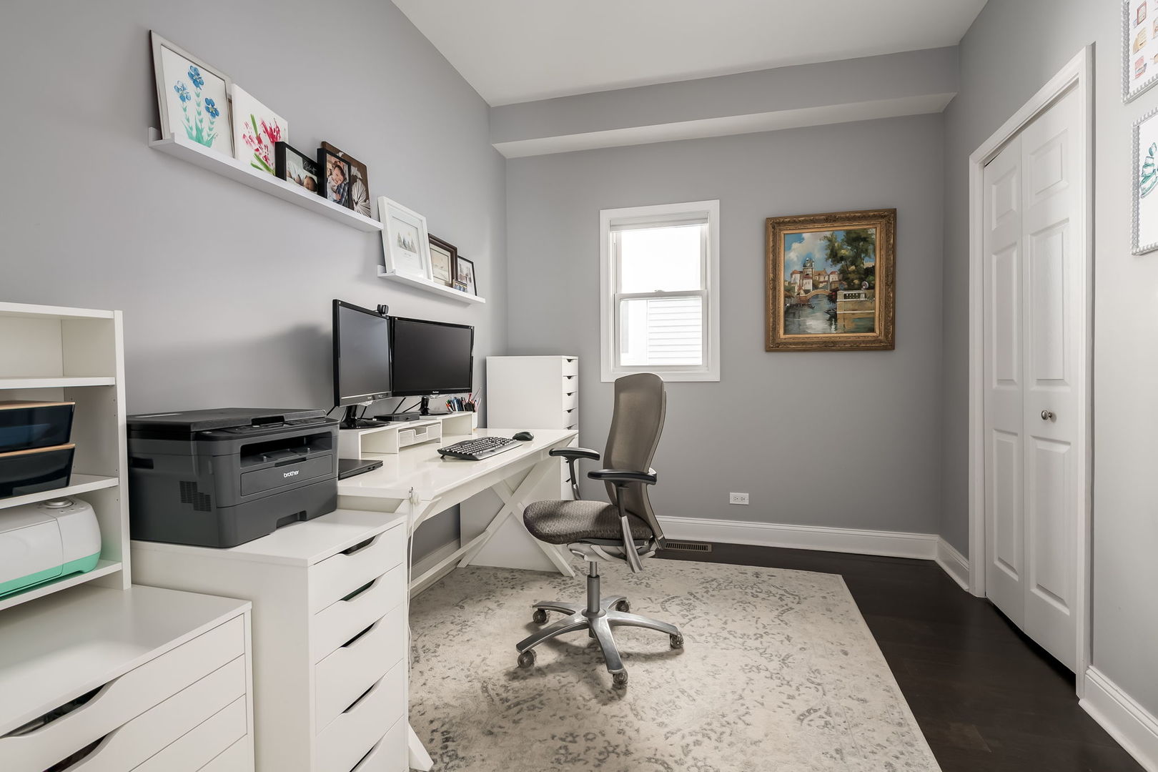 803 South Maple Avenue Oak Park, IL 60304 - Photo 11 of 31 a view of a workspace with furniture and a window