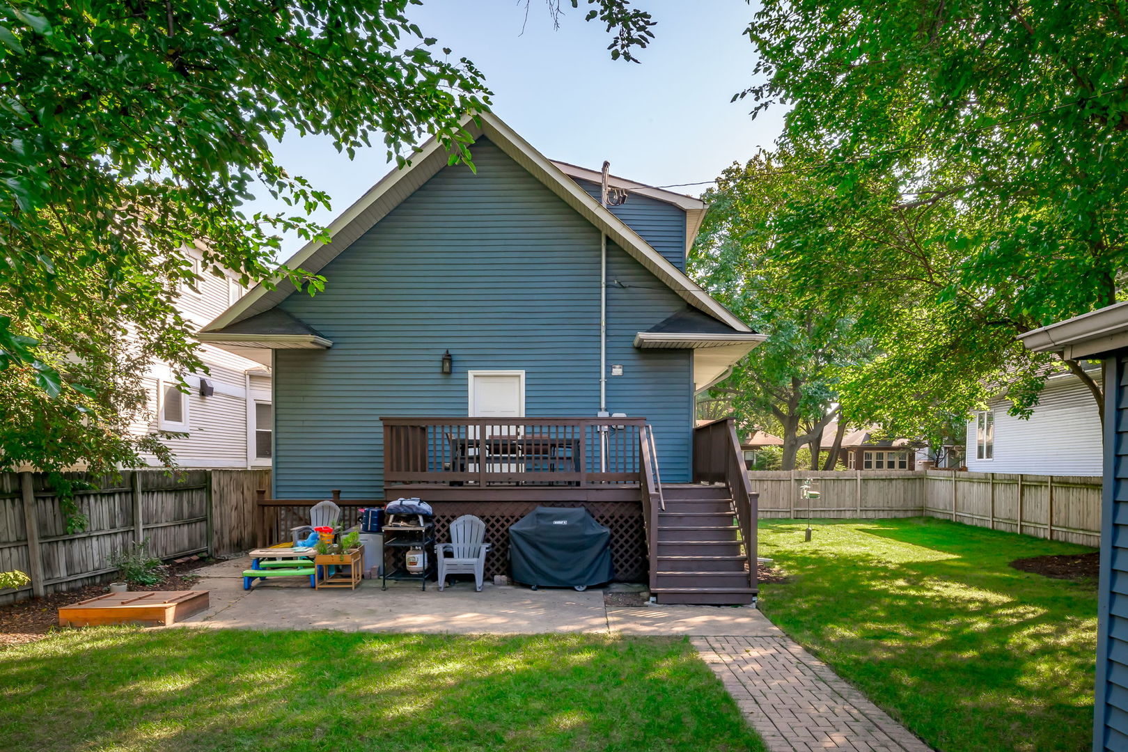 803 South Maple Avenue Oak Park, IL 60304 - Photo 24 of 31 a view of a house with a yard and sitting area