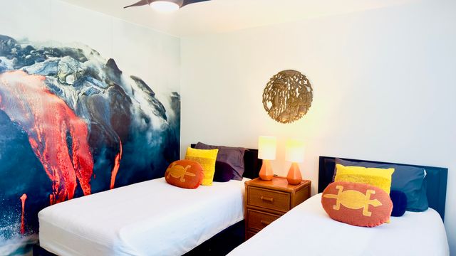 a view of an ocean beach