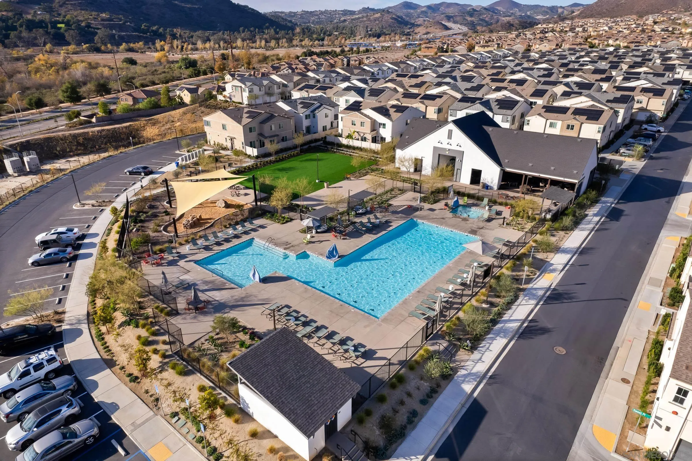 35164 Orchard Trail Fallbrook, CA 92028 - Photo 50 of 52 an aerial view of a house with a garden