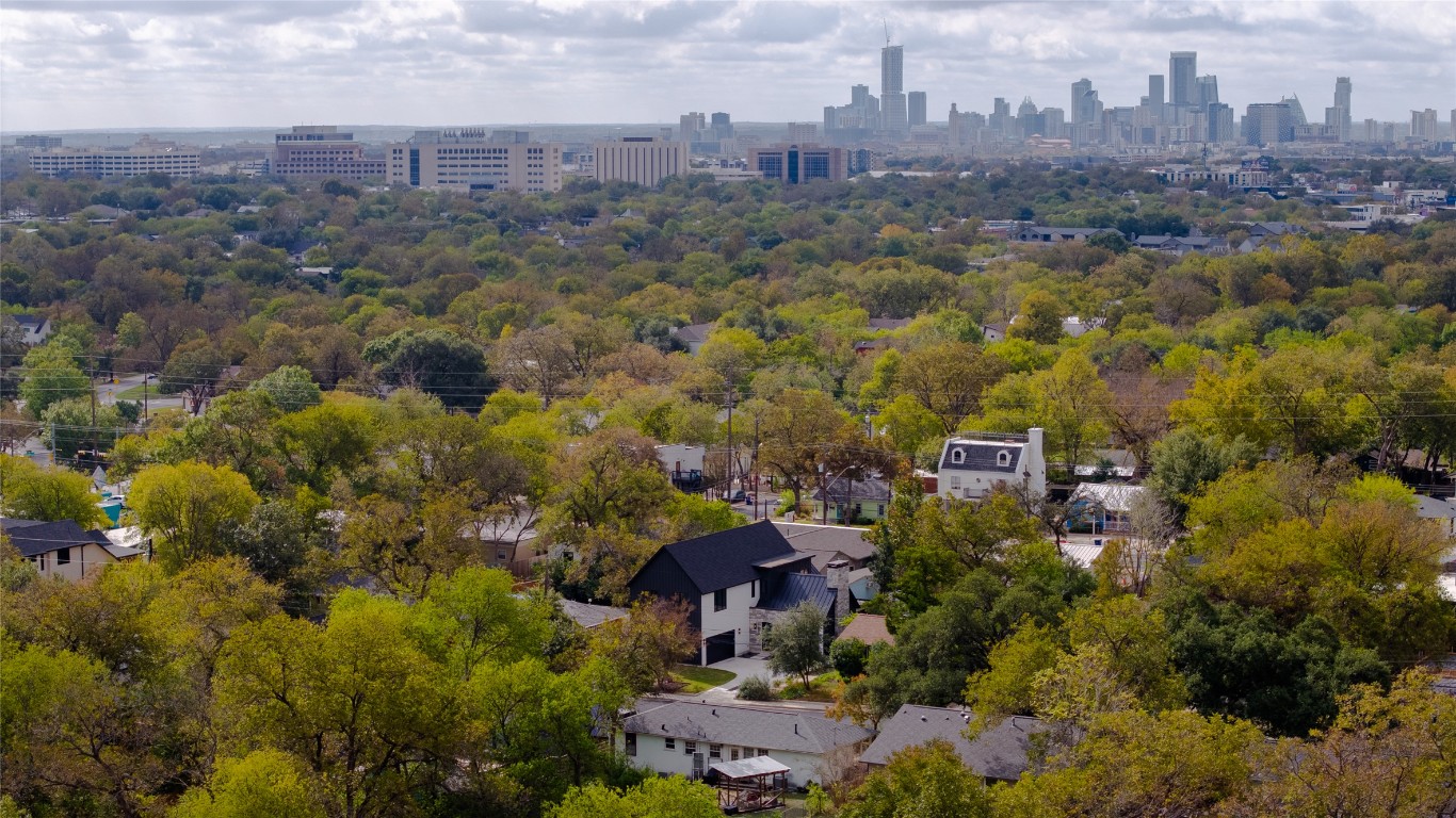 1803 Palo Duro Road Austin, TX 78757 - Photo 34 of 34 Bird's eye view of city skyline