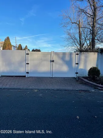 a backyard of a house