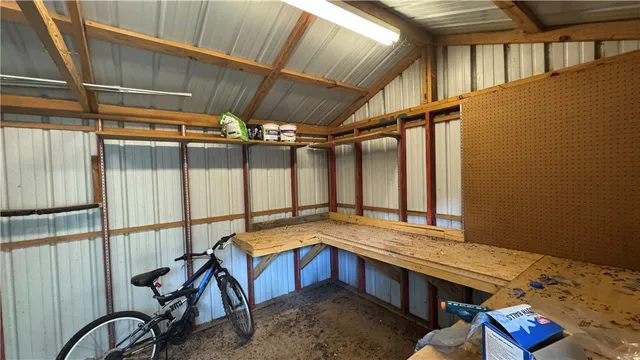 a view of storage and utility room