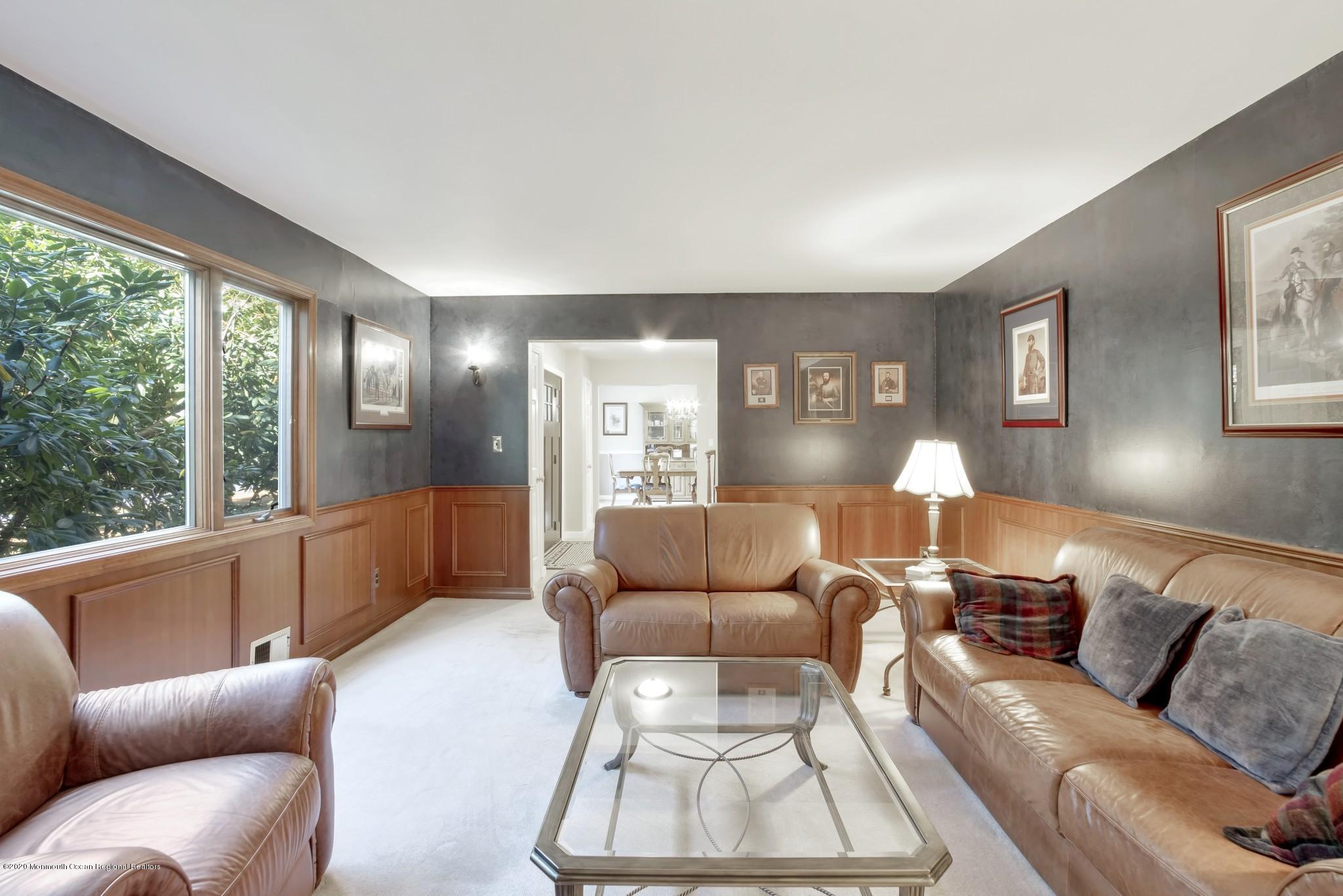 88 Millstone Road Millstone Township, NJ 08535 - Photo 4 of 41 Living room with wainscoting