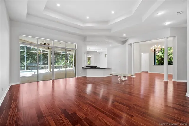 a kitchen with appliances a sink and a counter top space