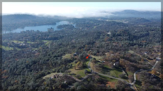 a view of city and mountain