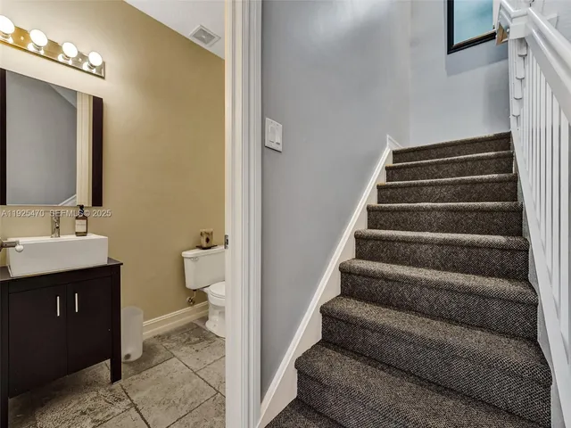 a view of a building with a street