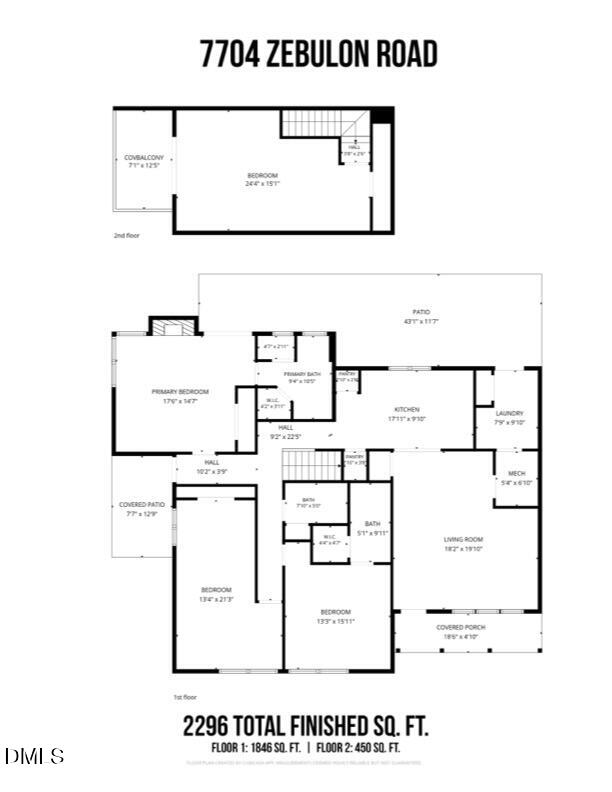7704 Zebulon Road Youngsville, NC 27596 - Photo 41 of 41 Floor plan