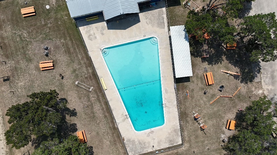 7075 Whartons Dock Road Bandera, TX 78003 - Photo 18 of 19 an aerial view of a house with outdoor space