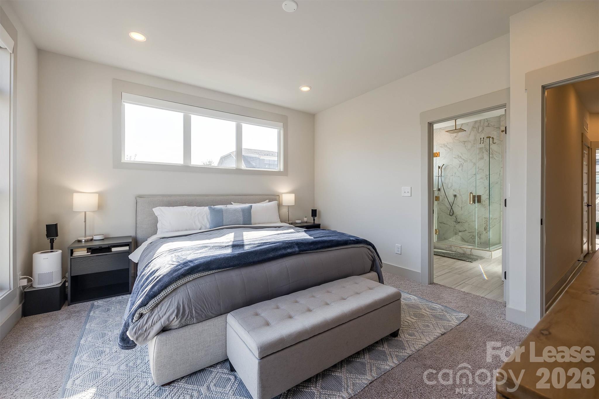 2319 Wesley Village Road Charlotte, NC 28208 - Photo 28 of 44 a bedroom with a bed and a window