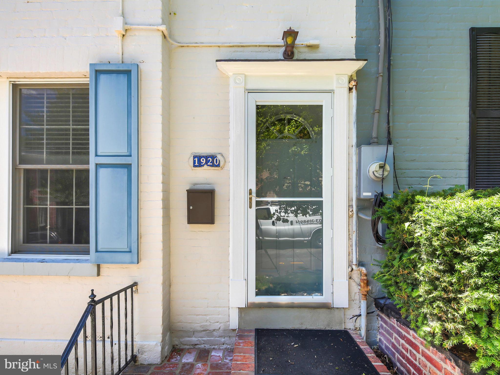 1920 35th Place Northwest Washington, DC 20007 - Photo 3 of 30 a view of entrance door of the house