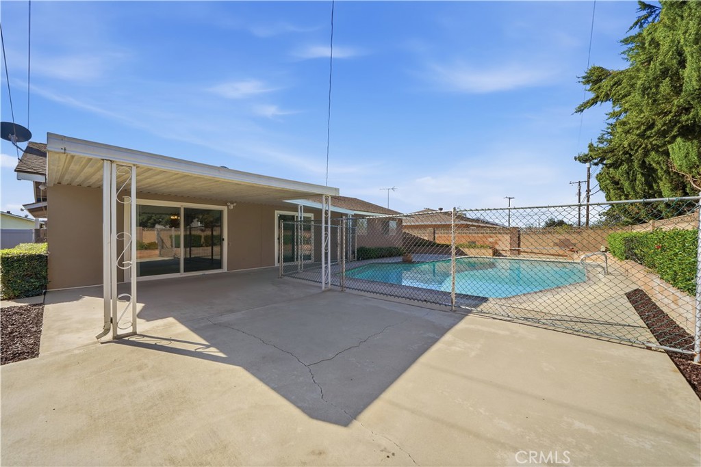 11709 Pounds Avenue Whittier, CA 90604 - Photo 33 of 39 Backyard & pool view looking towards house