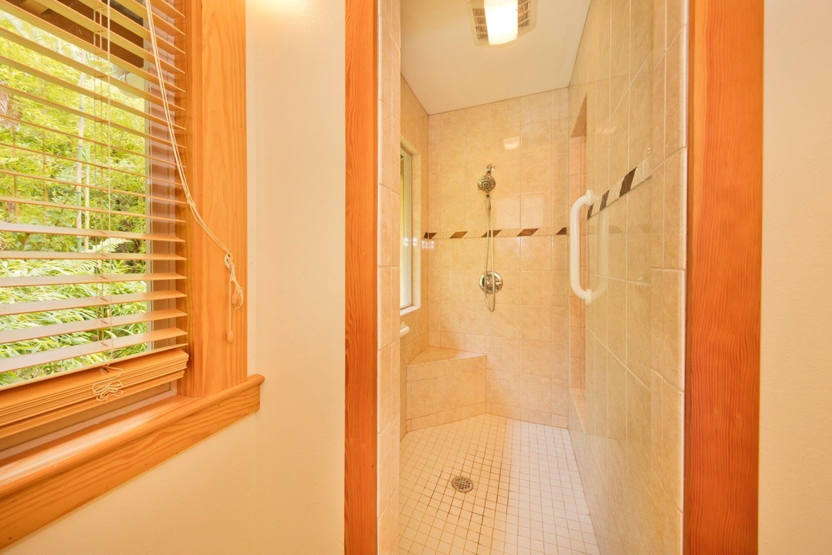 19-3882 Old Volcano Road Volcano, HI 96785 - Photo 14 of 30 a bathroom with a shower