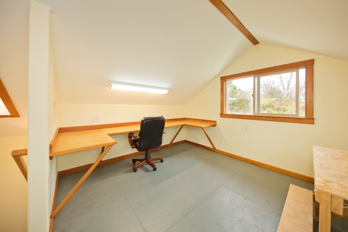 19-3882 Old Volcano Road Volcano, HI 96785 - Photo 17 of 30 a view of a workspace with a window