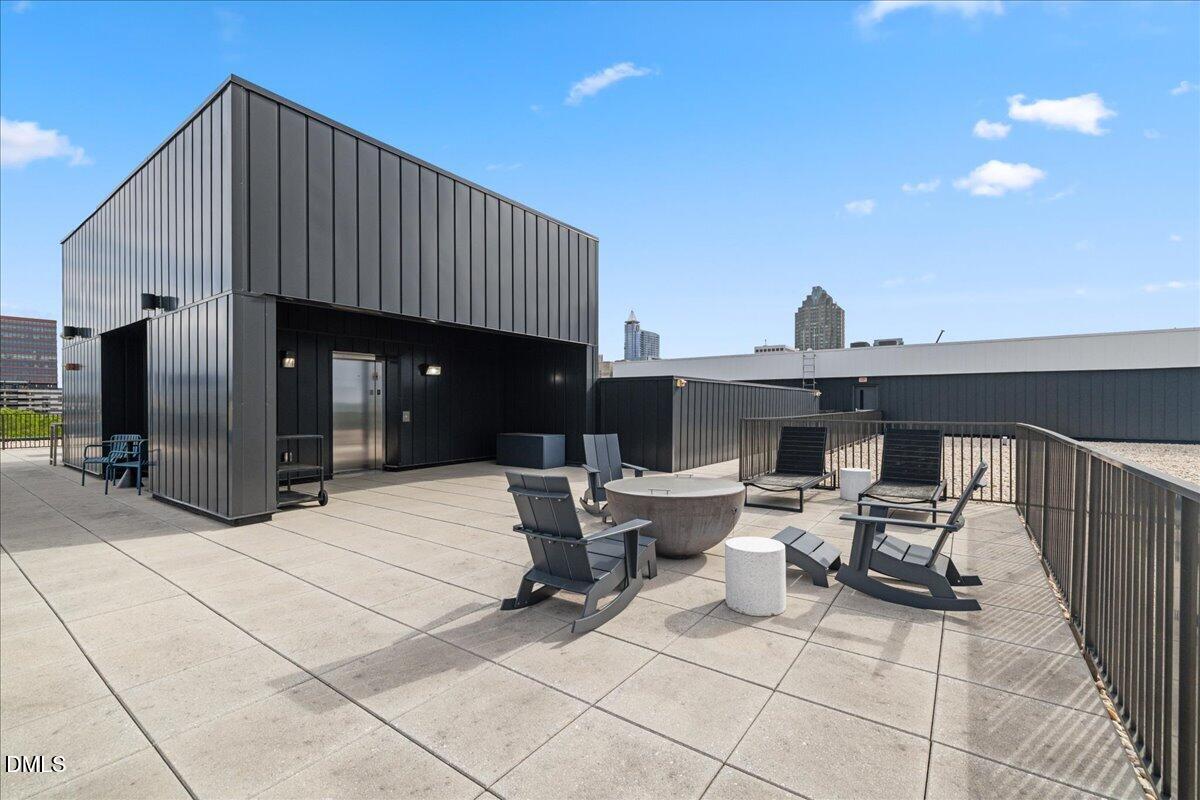 523 South West Street, Unit 505 Raleigh, NC 27601 - Photo 34 of 46 Rooftop Firepit Area
