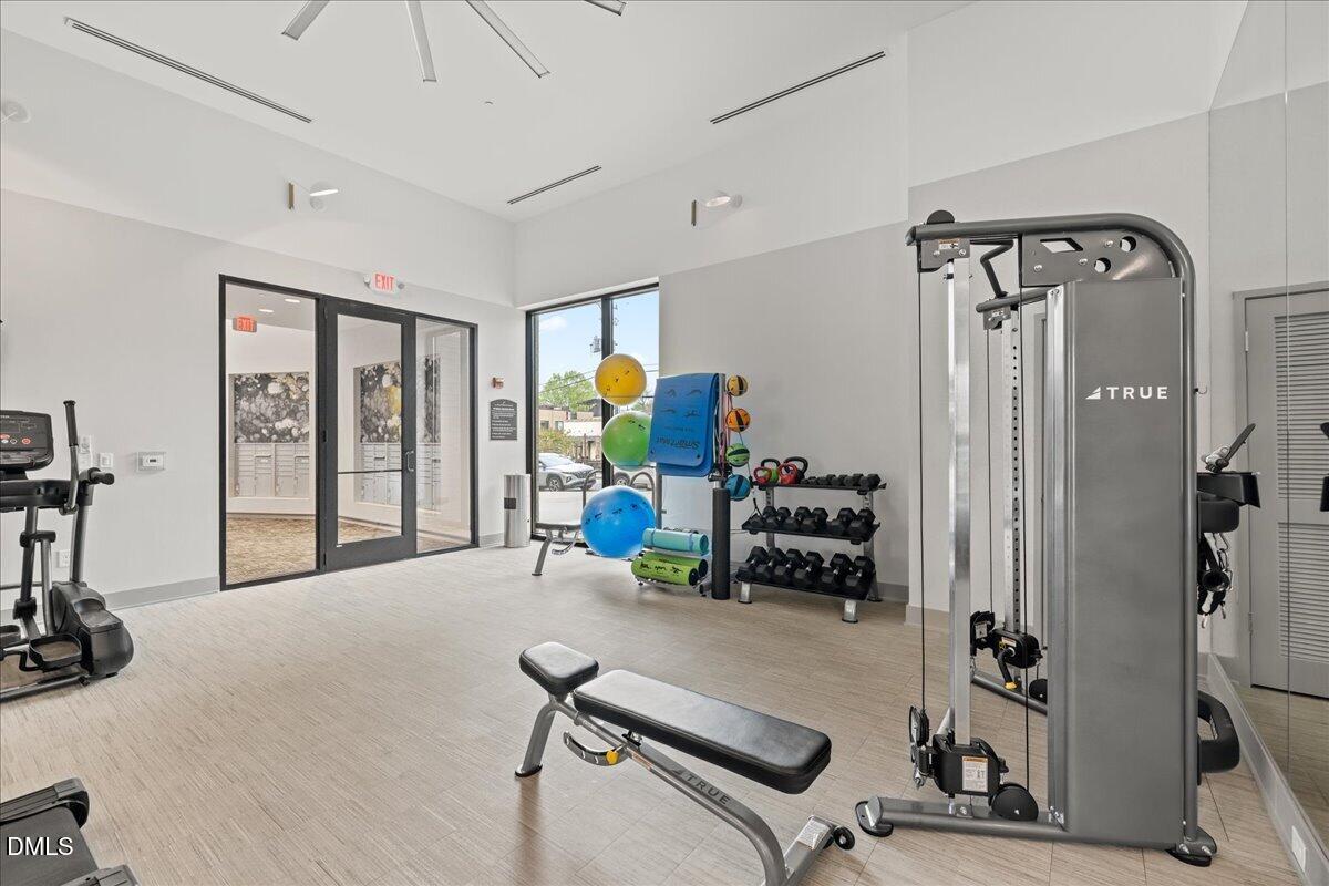 523 South West Street, Unit 505 Raleigh, NC 27601 - Photo 43 of 46 Gym to lobby