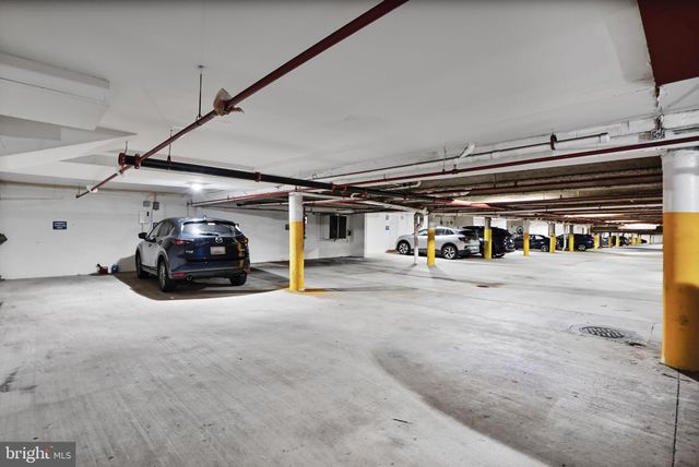 a view of car parking garage