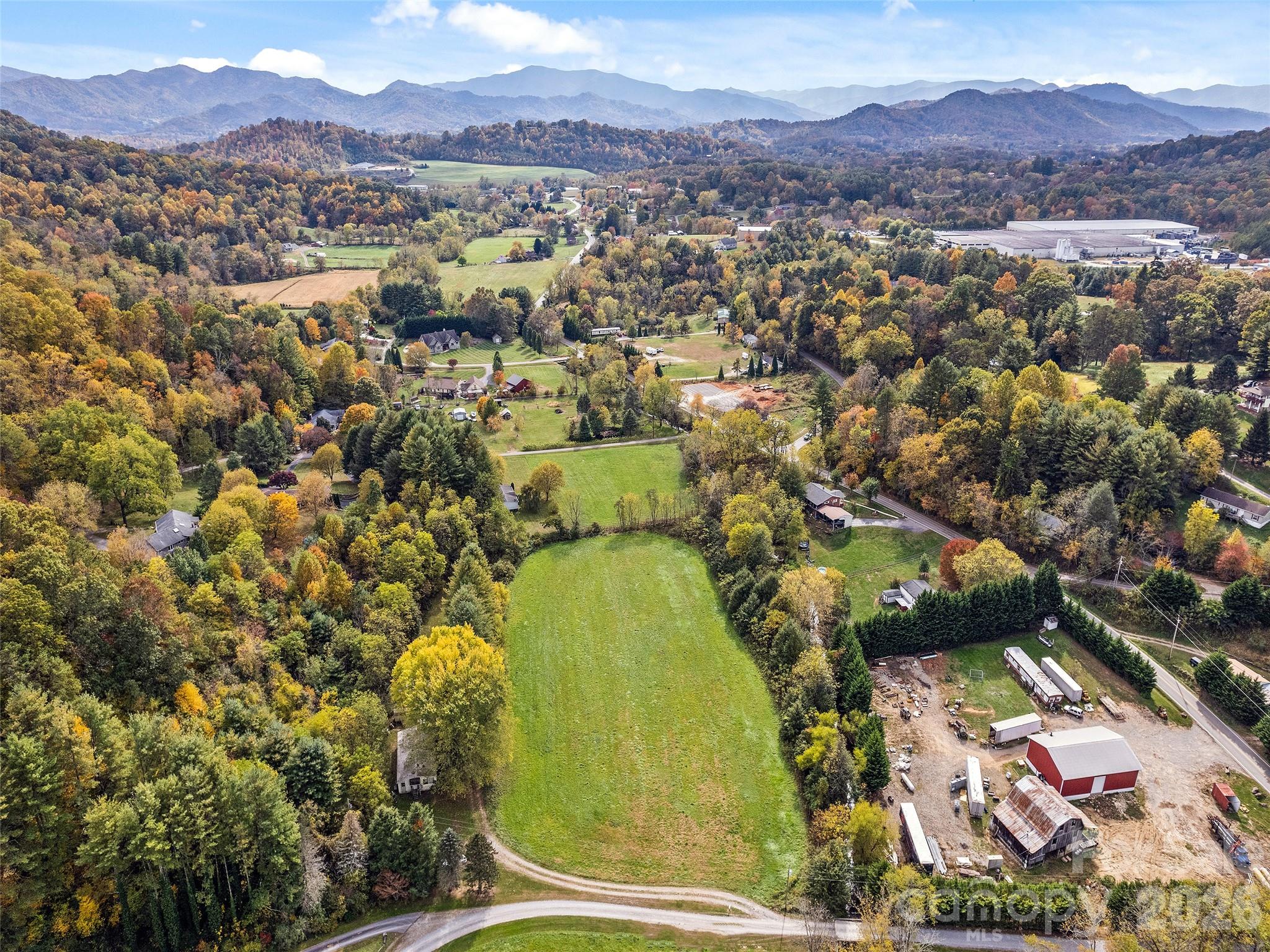 0 Carver Cove Road Canton, NC 28716 - Photo 3 of 11 an aerial view of a residential houses and city view