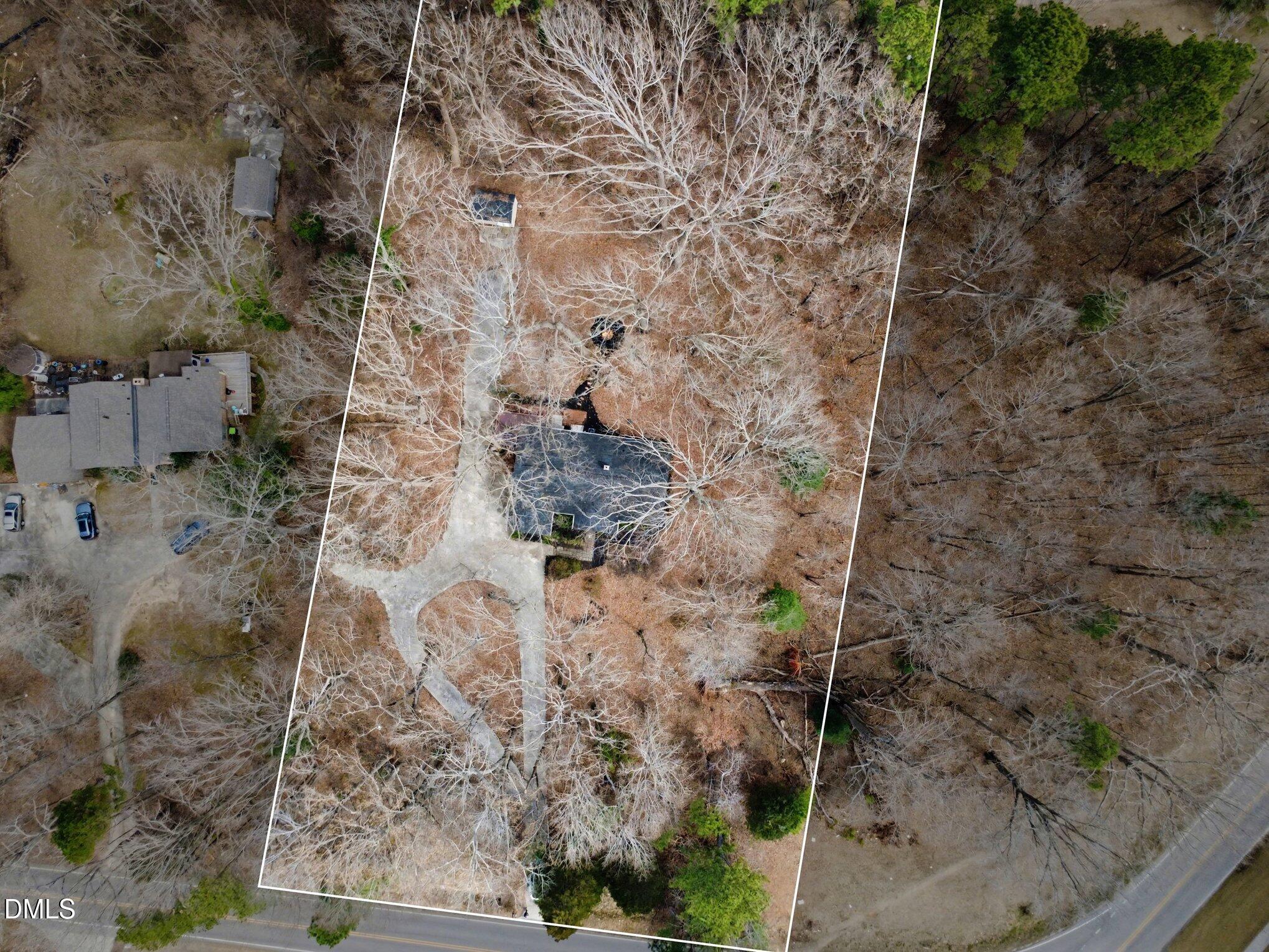 3043 Creech Road Garner, NC 27529 - Photo 34 of 38 a aerial view of a house with a yard