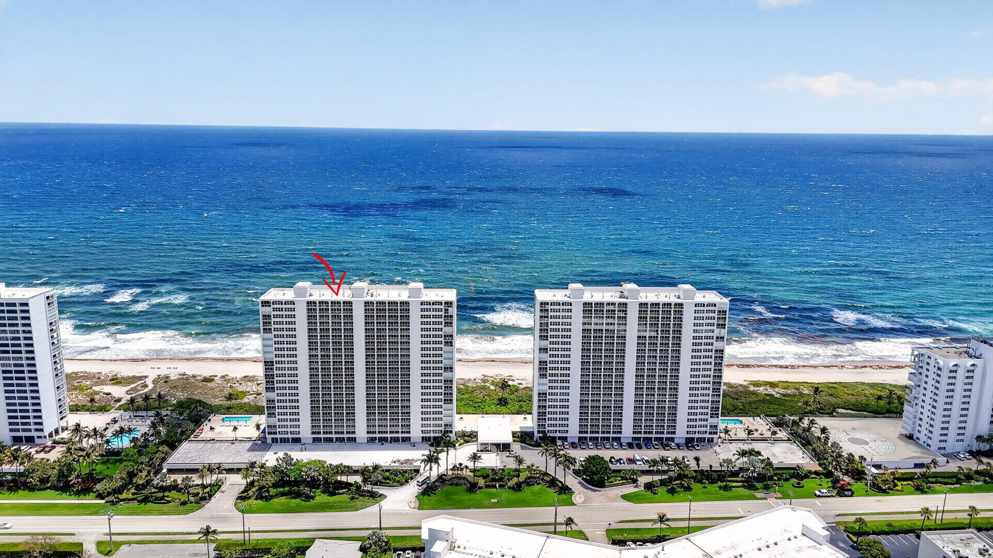 2800 South Ocean Boulevard, Unit 23C Boca Raton, FL 33432 - Photo 41 of 50 a front view of a building with an ocean view