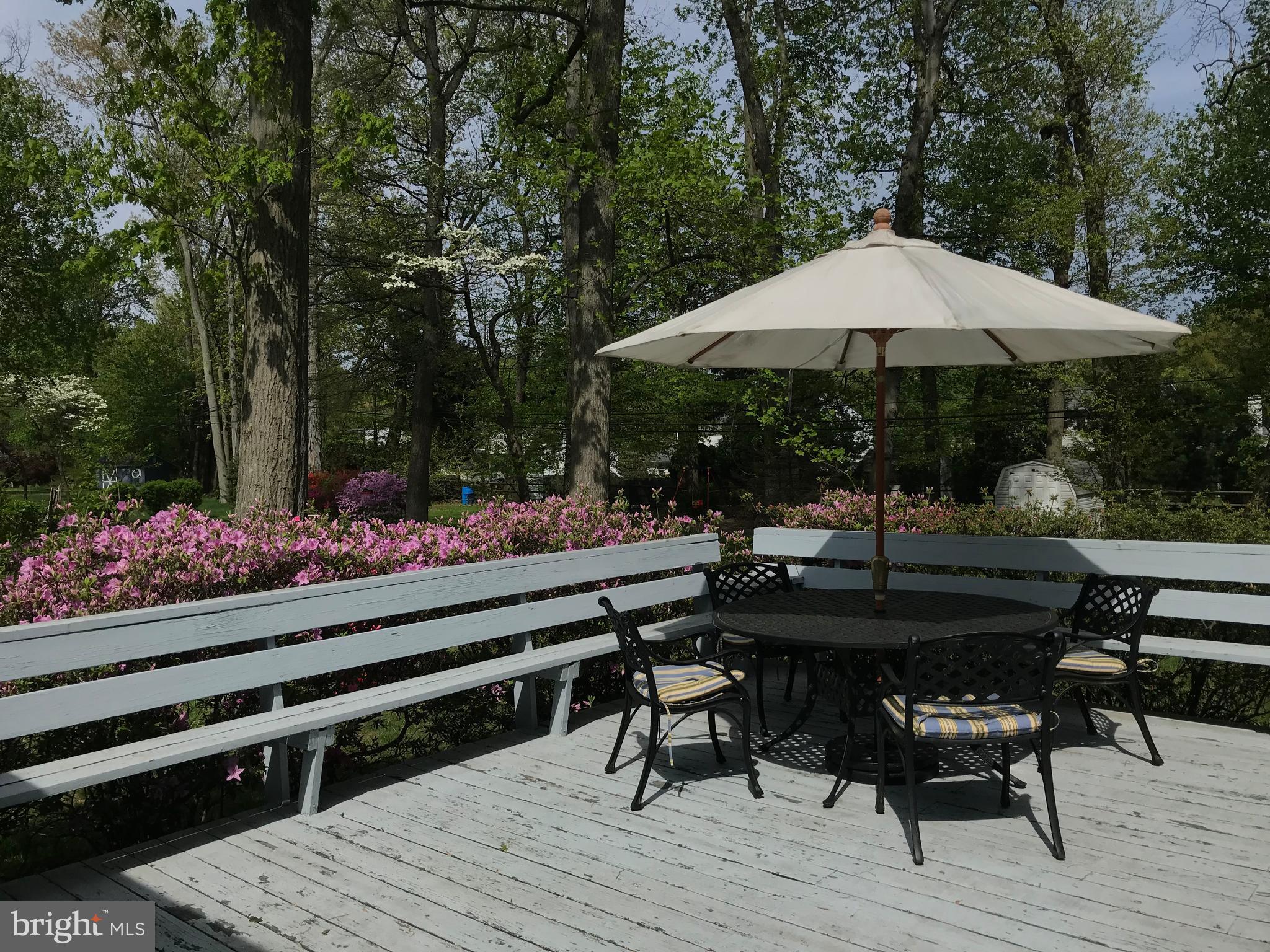 605 Beverly Road Holland, PA 18966 - Photo 2 of 26 Bench seating on the deck. Fresh paint coming!