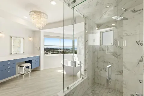 a very nice looking room with a large window