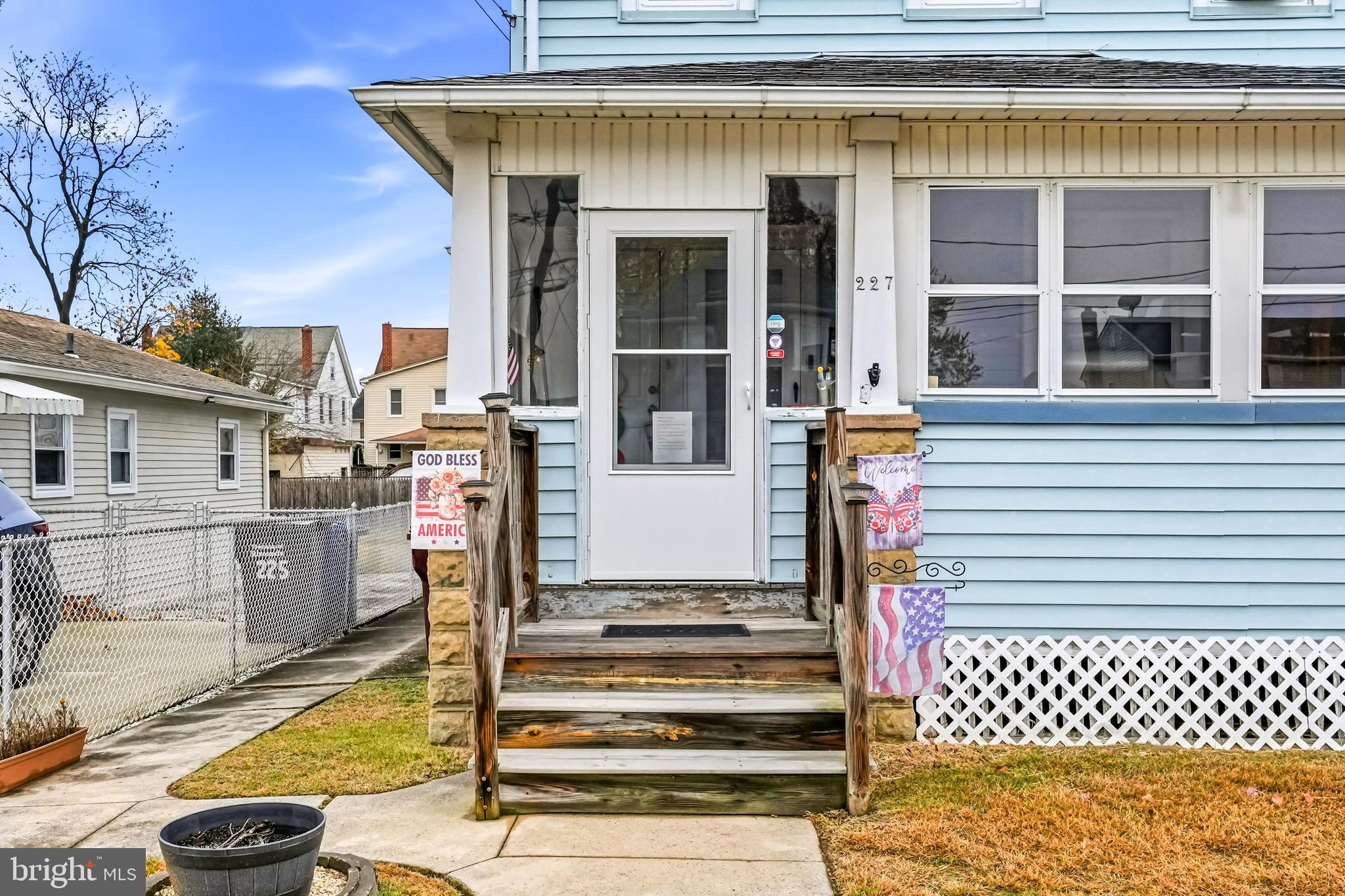 227 Heulings Avenue Riverside, NJ 08075 - Photo 4 of 45 a front view of a house with a large window