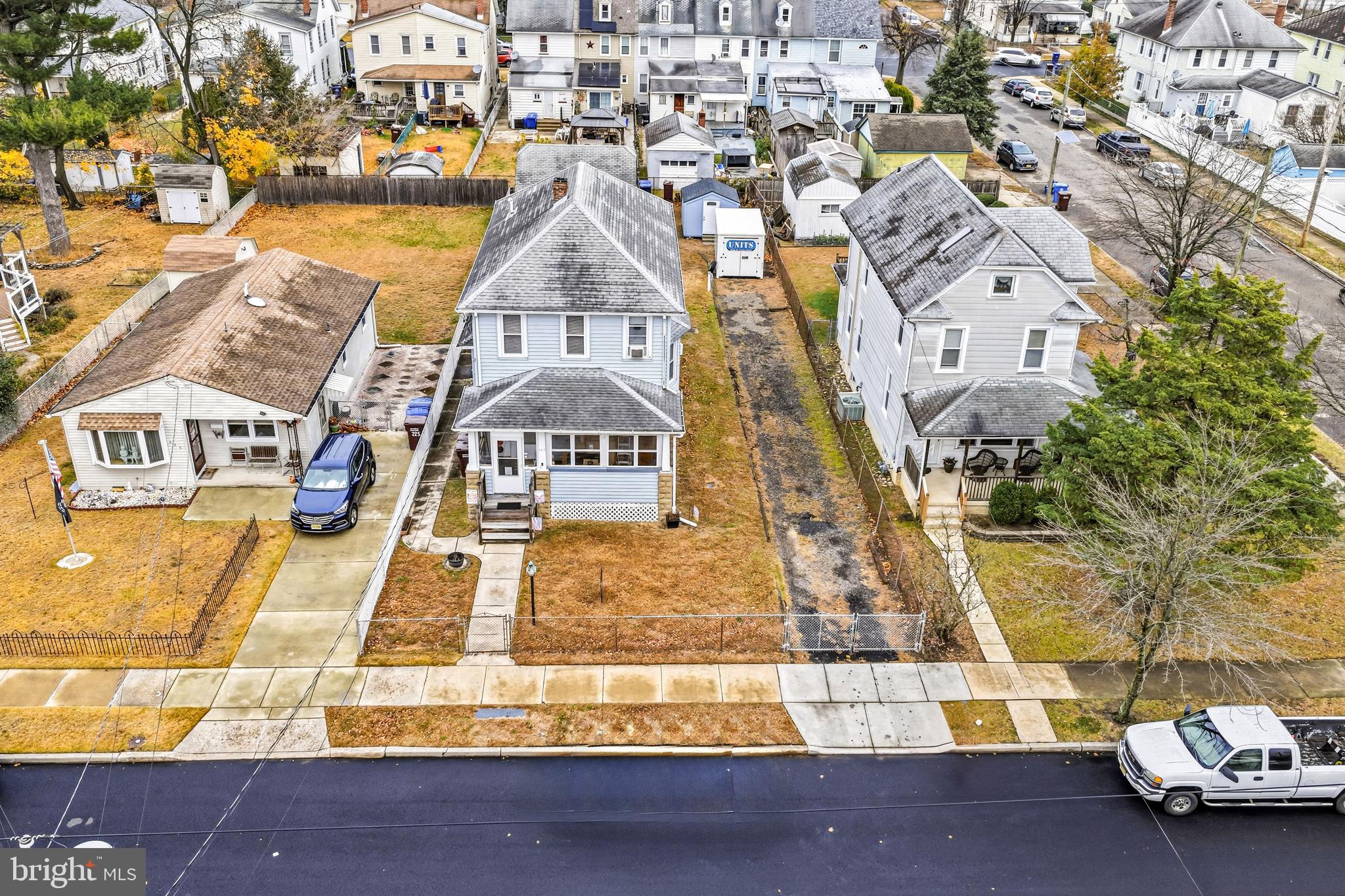 227 Heulings Avenue Riverside, NJ 08075 - Photo 44 of 45 an aerial view of residential houses with yard
