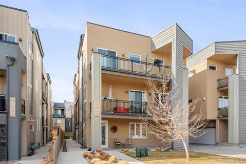 a view of a city with tall buildings