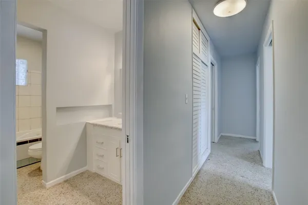 a view of an empty room