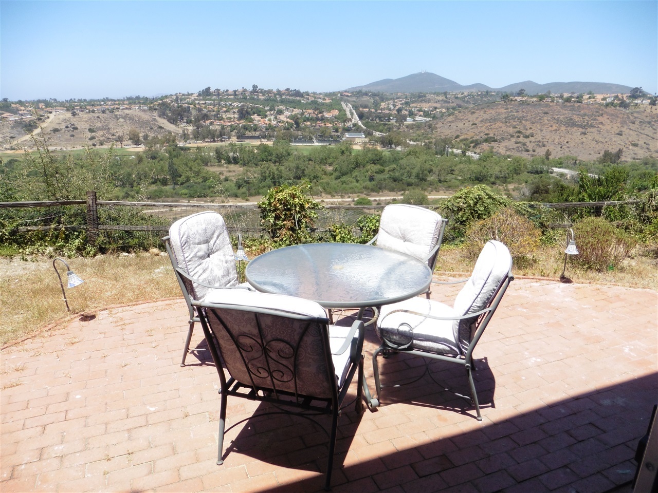 8924 Capcano Road San Diego, CA 92126 - Photo 16 of 18 AMAZING VIEWS FROM YOUR BACK BRICK PATIO AREA