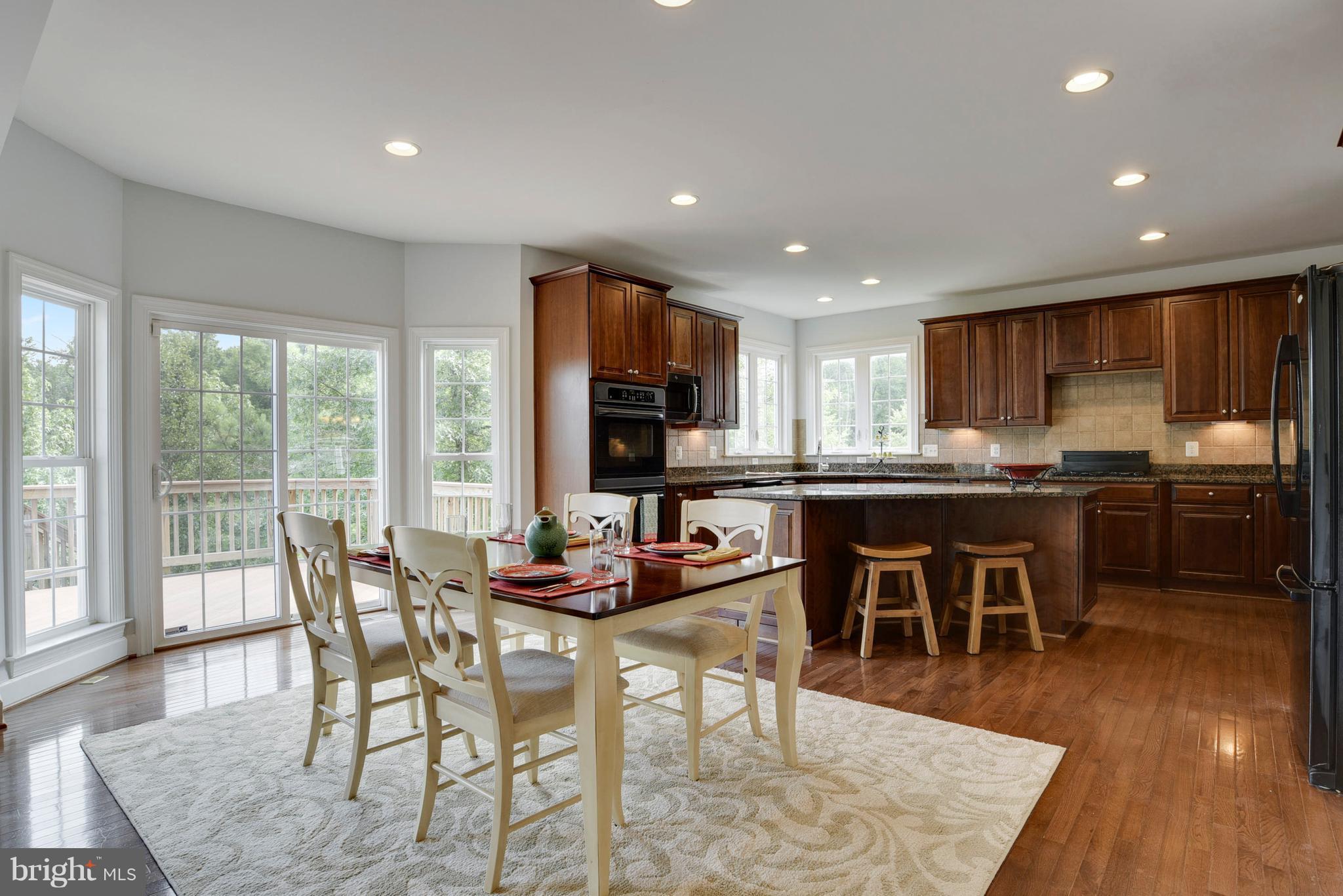 14554 Old Mill Road Centreville, VA 20121 - Photo 4 of 27 Eating area leads to large deck and beautiful view