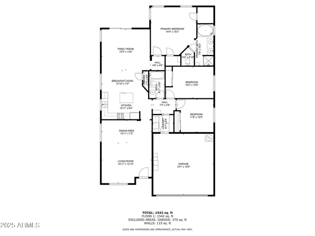 a picture of a floor plan