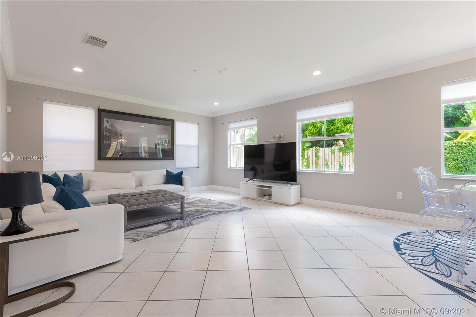 12171 Southwest 122nd Path Miami, FL 33186 - Photo 9 of 16 a living room with furniture and a flat screen tv
