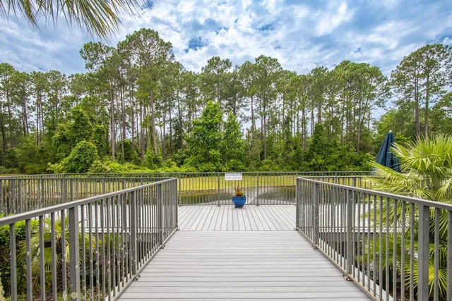 a view of a balcony with lake