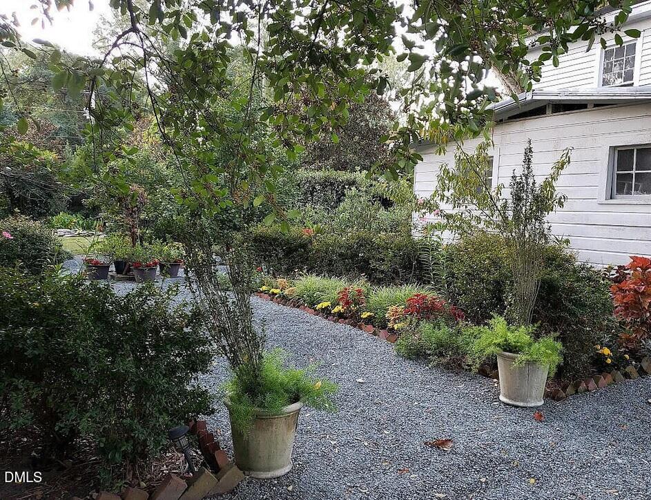 900 Nash Street North Wilson, NC 27893 - Photo 81 of 99 a view of a garden with plants and large trees
