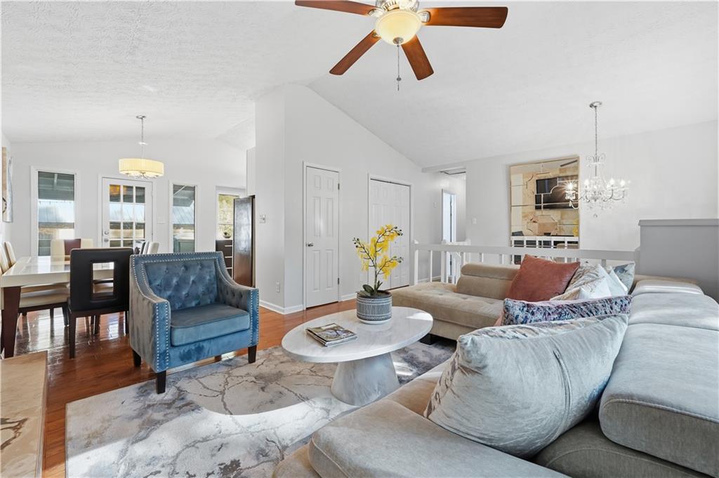5421 Burdett Road Southeast Mableton, GA 30126 - Photo 16 of 51 a living room with furniture and wooden floor