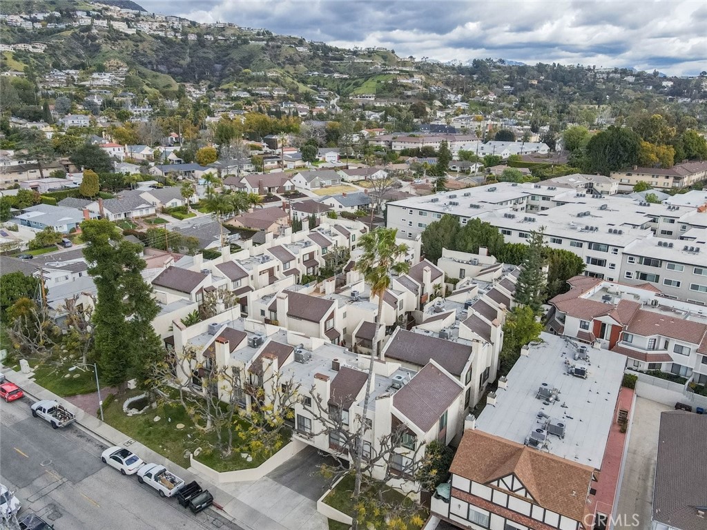 1244 Valley View Road, Unit 129 Glendale, CA 91202 - Photo 35 of 42 an aerial view of residential houses with outdoor space