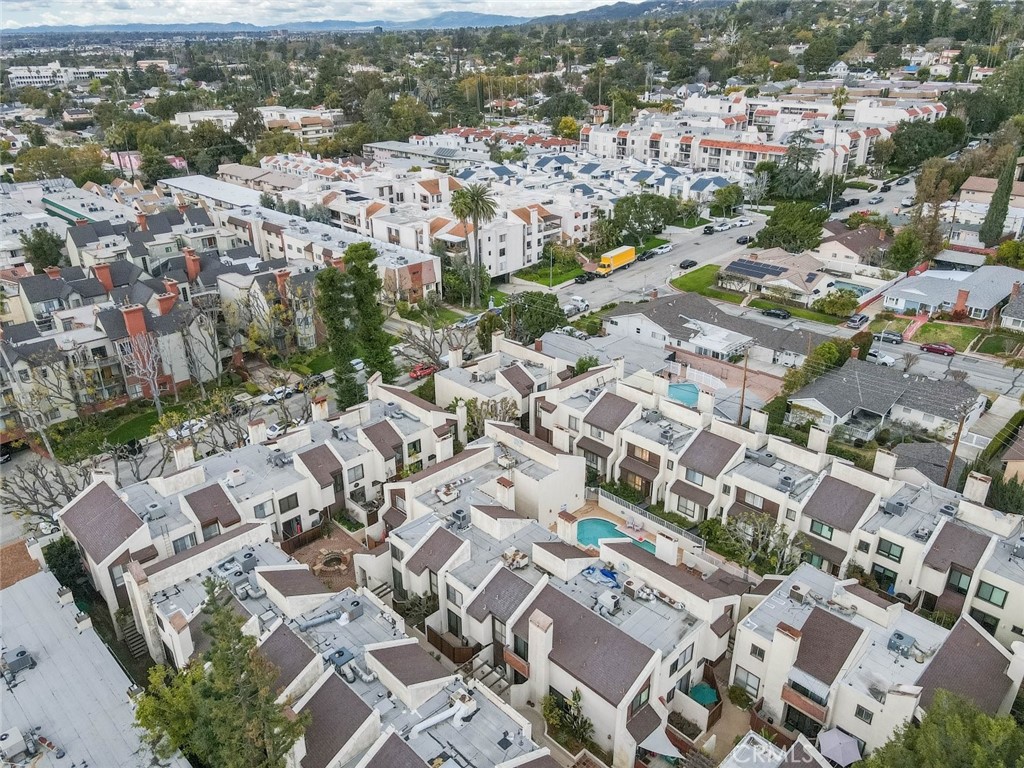 1244 Valley View Road, Unit 129 Glendale, CA 91202 - Photo 39 of 42 an aerial view of residential houses with outdoor space