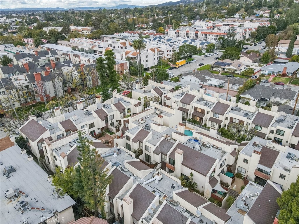 1244 Valley View Road, Unit 129 Glendale, CA 91202 - Photo 40 of 42 an aerial view of a city with lots of residential buildings