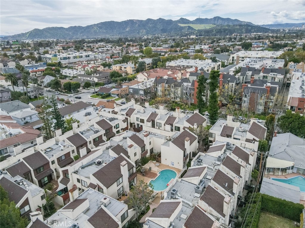 1244 Valley View Road, Unit 129 Glendale, CA 91202 - Photo 41 of 42 an aerial view of a city with lots of residential buildings