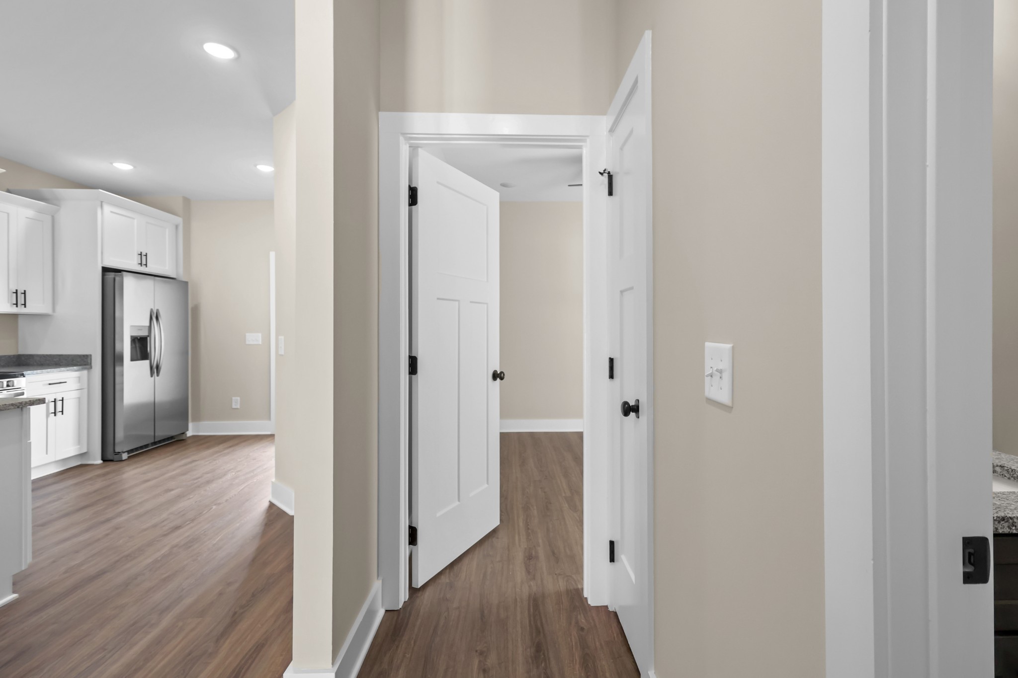 1007 Oak Street, Unit B Portland, TN 37148 - Photo 22 of 29 a view of a hallway with wooden floor