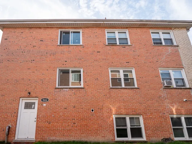 a building view with a outdoor space