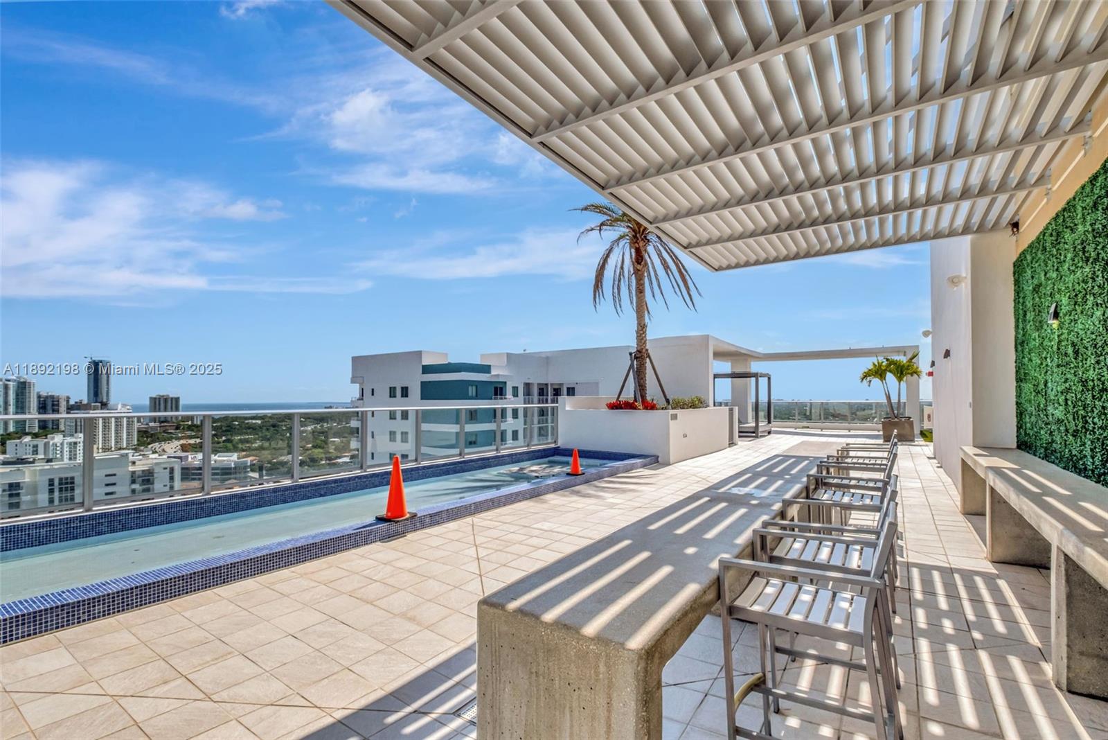1010 Southwest 2nd Avenue, Unit 603 Miami, FL 33130 - Photo 63 of 84 a view of balcony with seating space