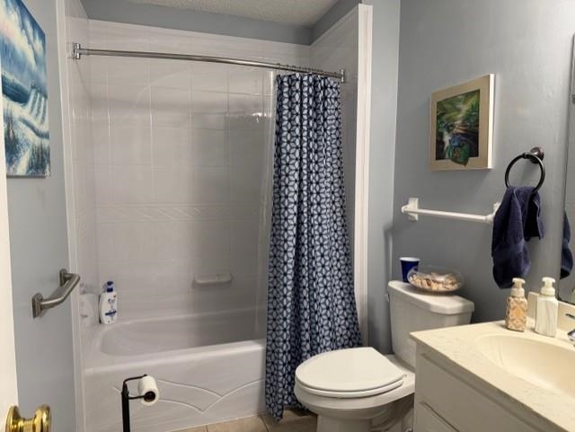 1099 Peyton Ridge Drive Collierville, TN 38017 - Photo 9 of 15 Full bathroom with vanity, shower / bath combination with curtain, and light tile patterned floors